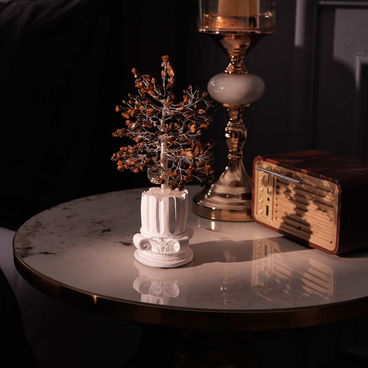 Solar Power Leo Tiger-eye Tree