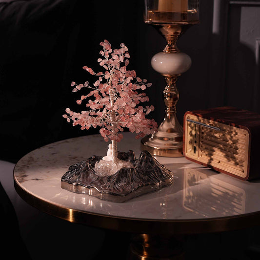 Love Bloom Tree – Rose Quartz & Strawberry Quartz