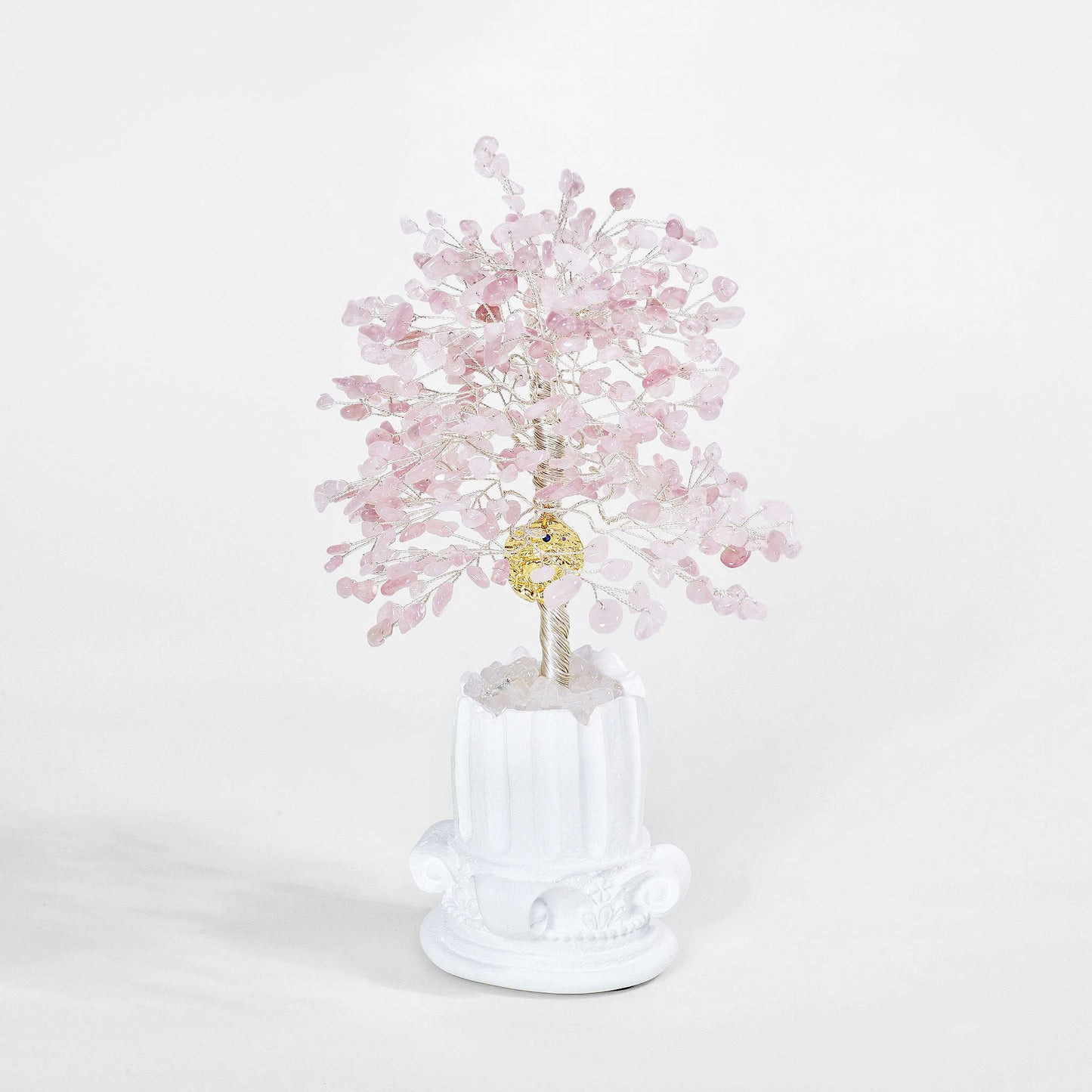 Soft Strength Taurus Rose Quartz Tree