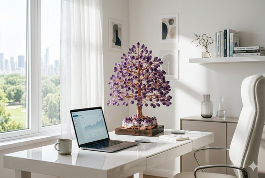 The High-Vibration Home Office: 5 Crystal Tree Placements for Peak Productivity
