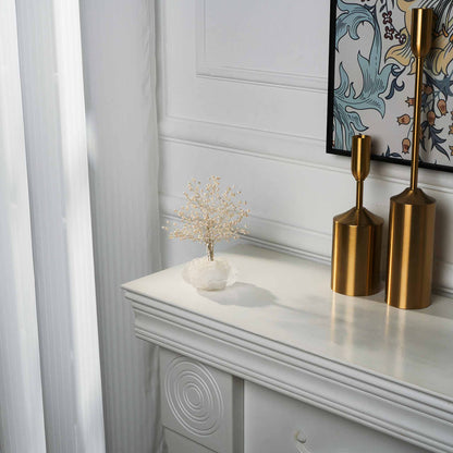 Pure Pearl Lotus Feng Shui Tree – Harmony & Spiritual Purity