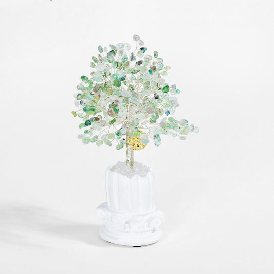 Mindful Clarity Virgo Green Fluorite Tree